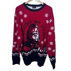 Chucky Christmas Holiday Sweater Size 2X